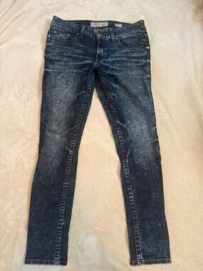 BKE Payton Skinny Jeans - Washed Blue Denim 32 long
